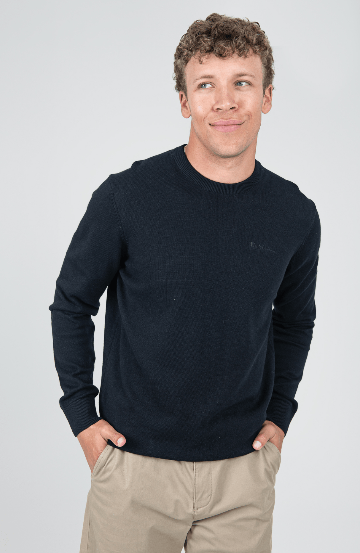 Crew Neck knit - Black