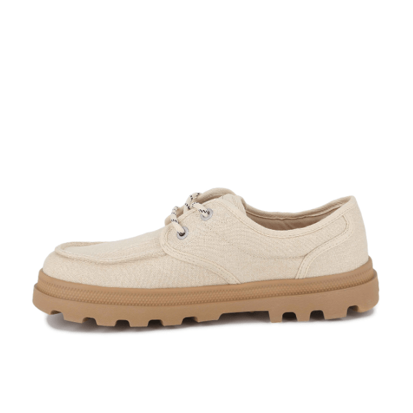 Palladium Dunelite Moc Cushion sneaker in Sahara - opposite side view on white background