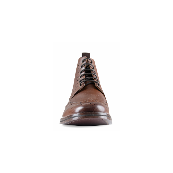 BROGUE BOOT - MAHOGANY