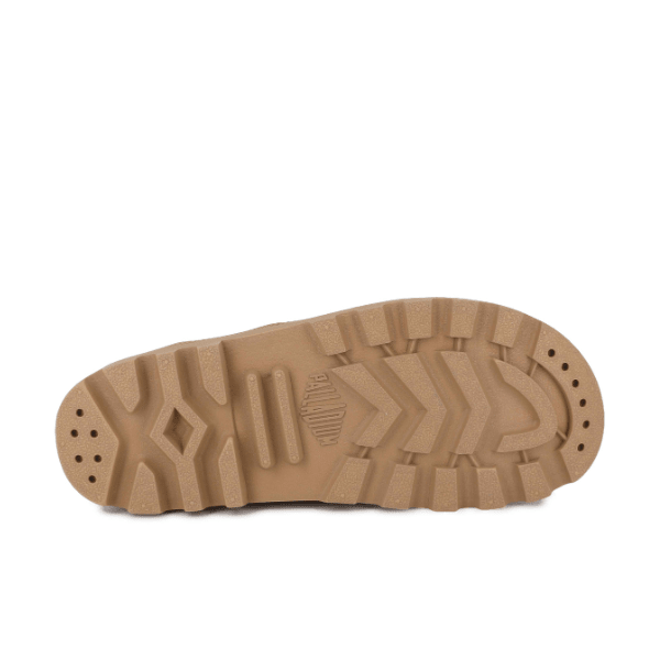 Palladium Dunelite Moc Cushion sneaker in Vintage Blue - sole view showing gum rubber tread pattern