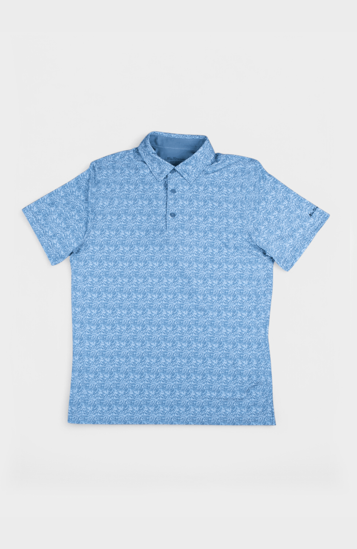 Jazz Cafe Polo SS Sports Fit - Light Blue