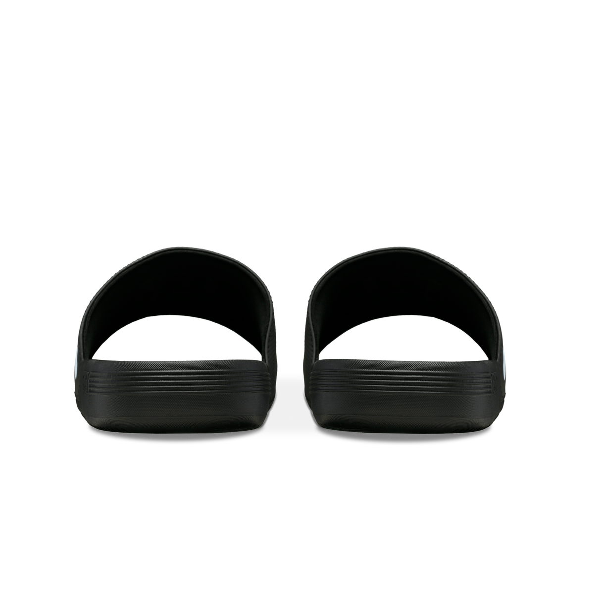 K-Swiss x McLaren Black Slide Sandals - Heel/Back View