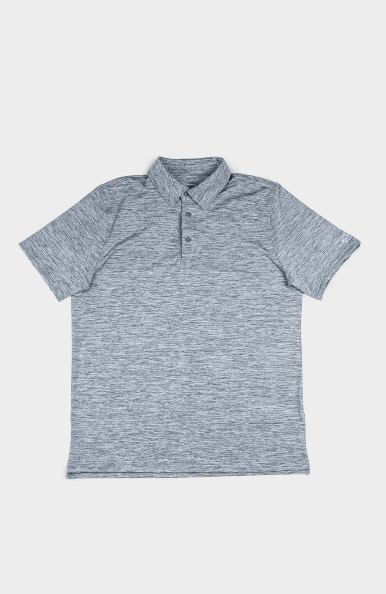 Heather Polo SS Sports Fit - Charcoal