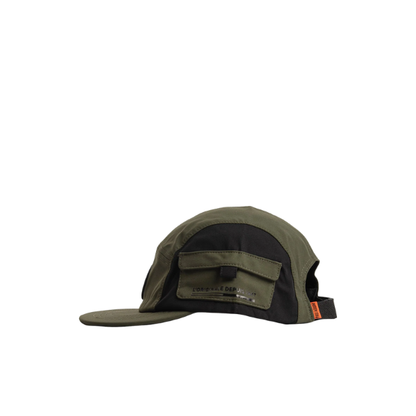 5 Panel Military Cap - Olive