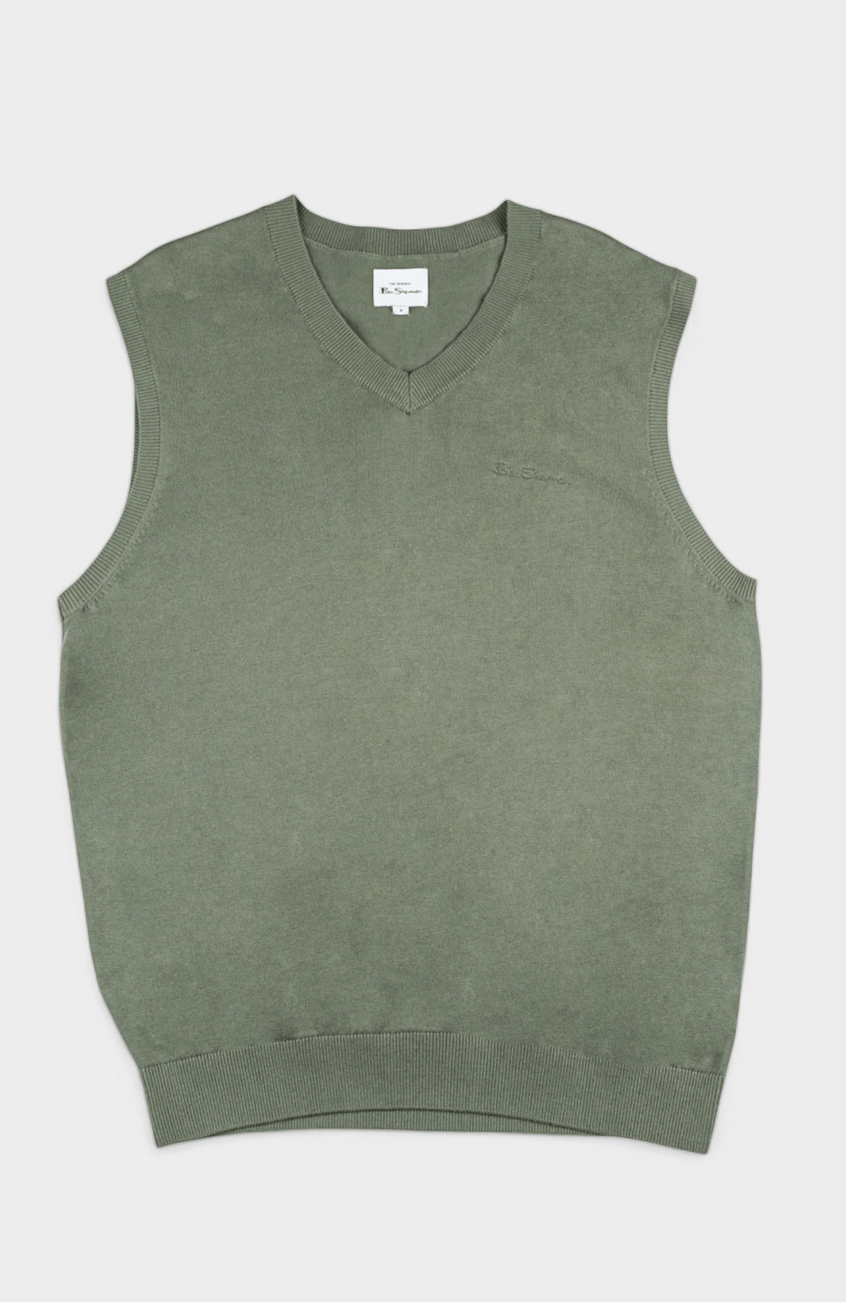 Sleeveless Knit Pullover - Olive Night