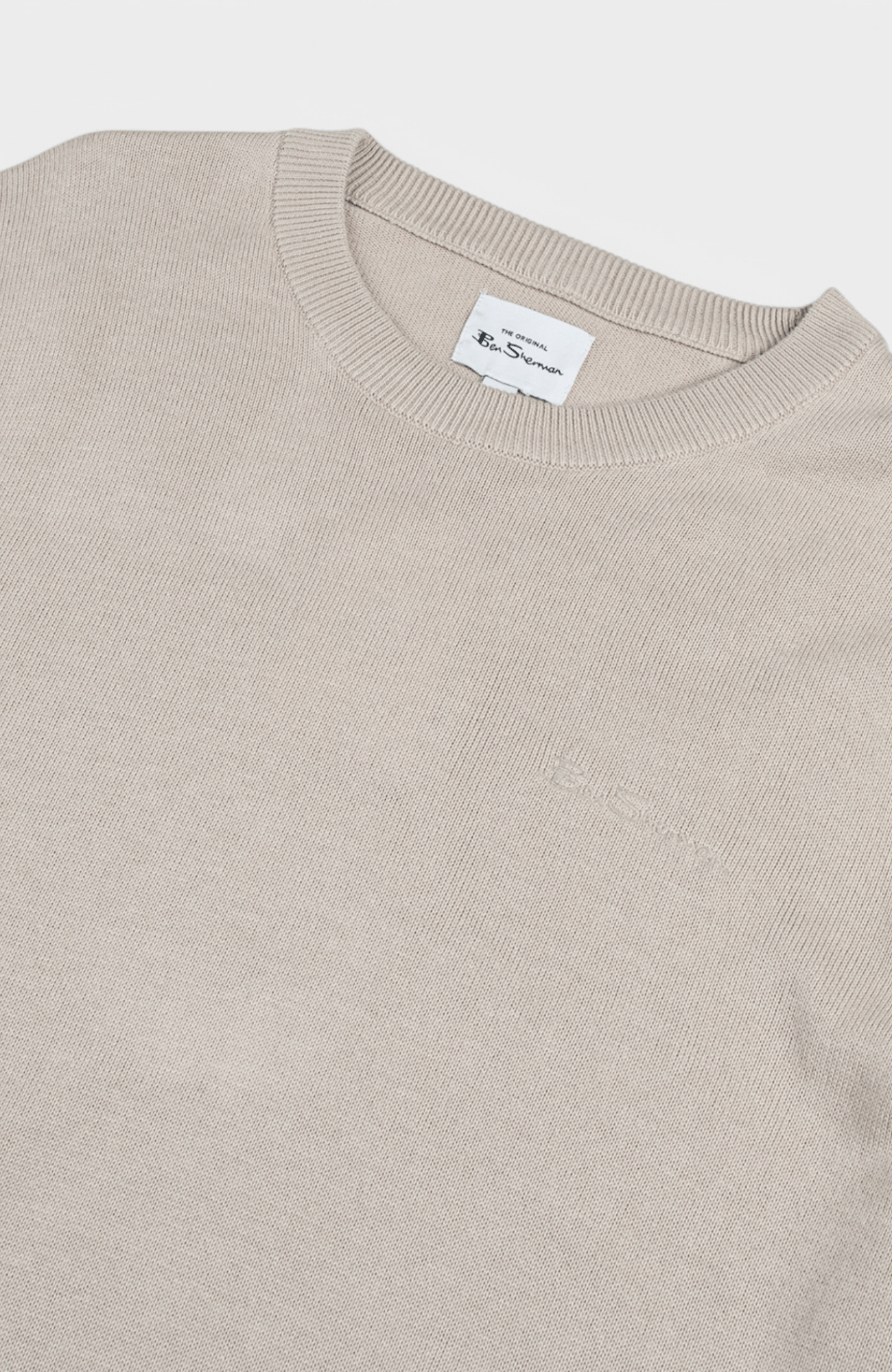 Crew Neck knit - Sustained Grey