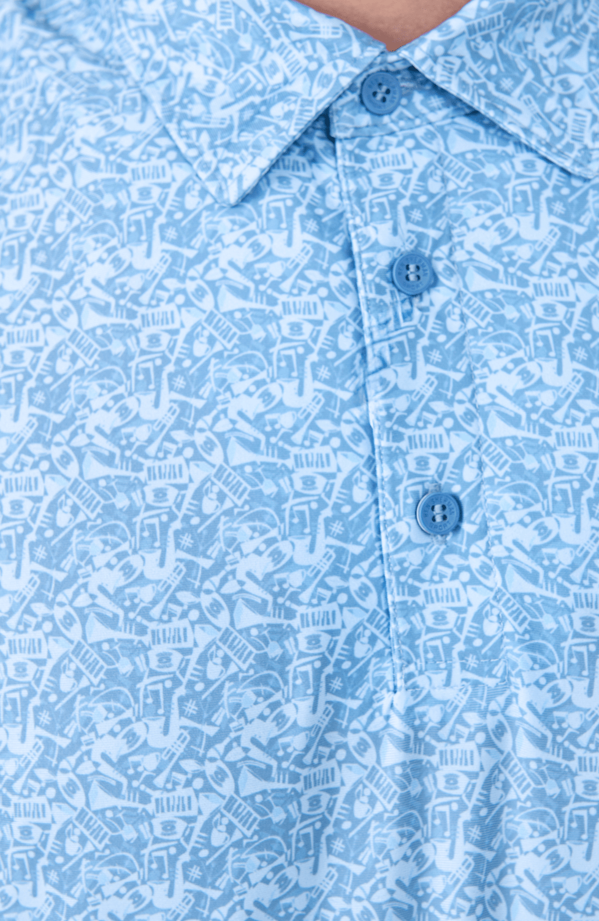 Jazz Cafe Polo SS Sports Fit - Light Blue