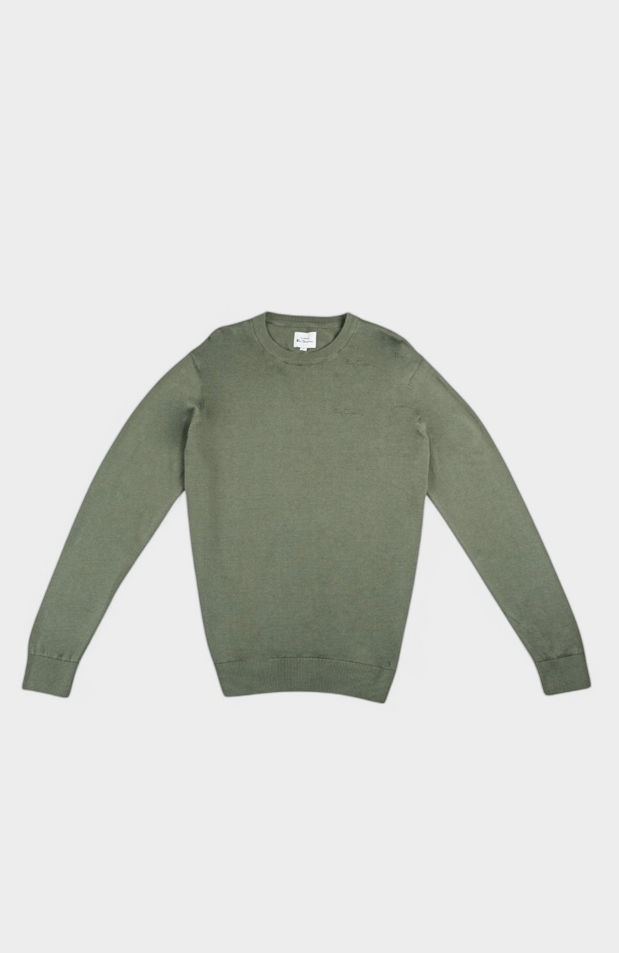 Crew Neck knit - Olive Night