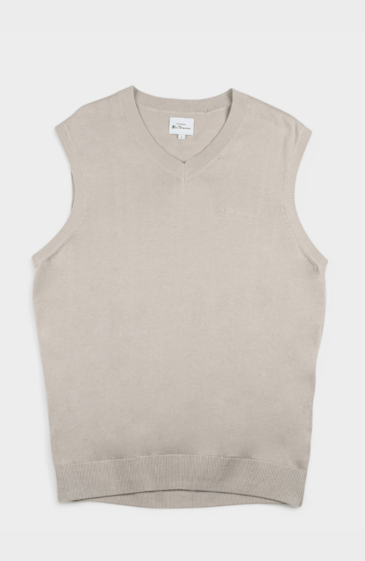 Sleeveless Knit Pullover - Sustained Grey