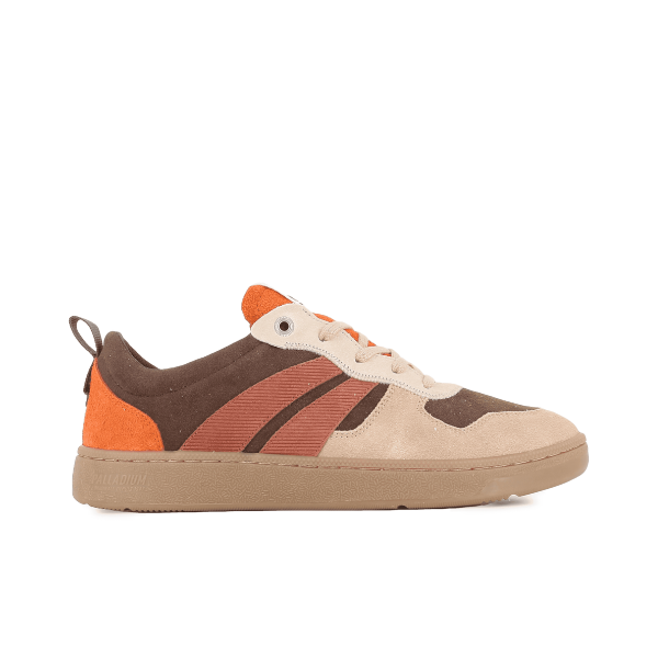 PALLACUP FLAME SUEDE - Bark Brown / Brick