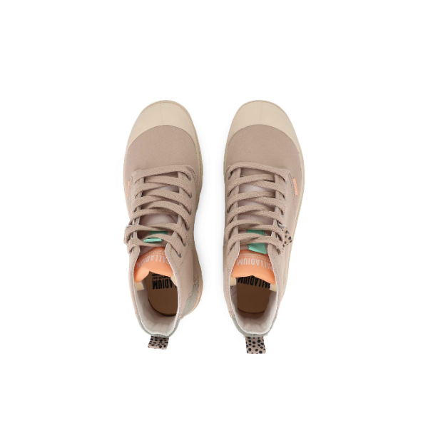 Palladium Pampa Hi Urban Layer boots in Pilat - top-down view of pair