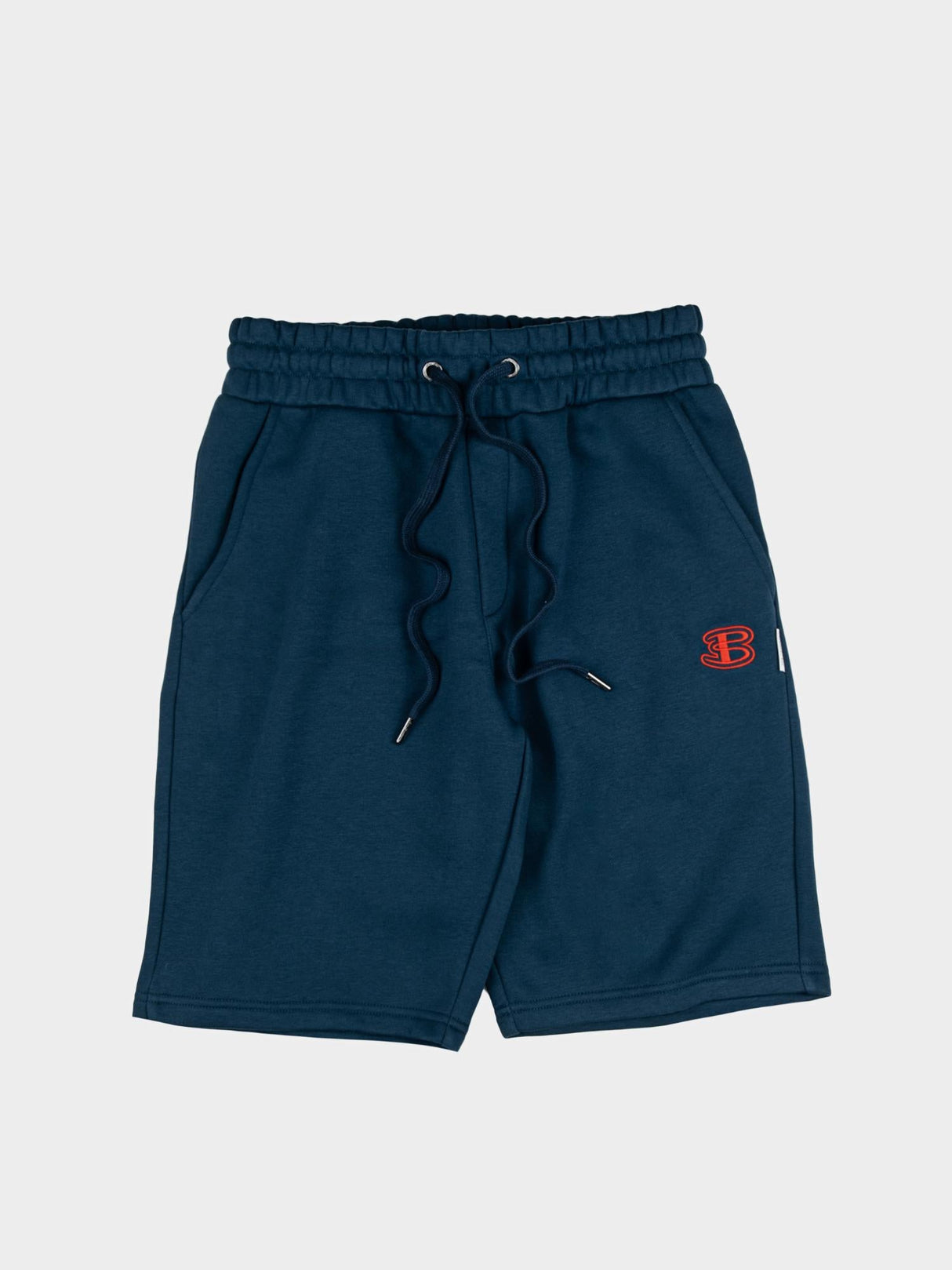B Fleece Jog Shorts - Indigo