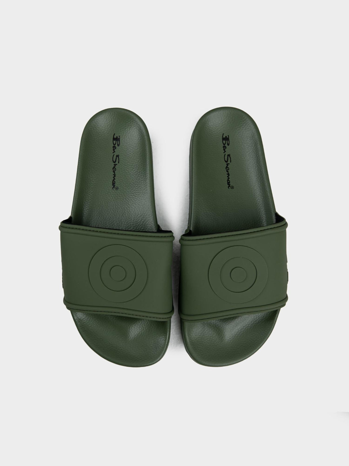 Target Embossed Slides - Olive