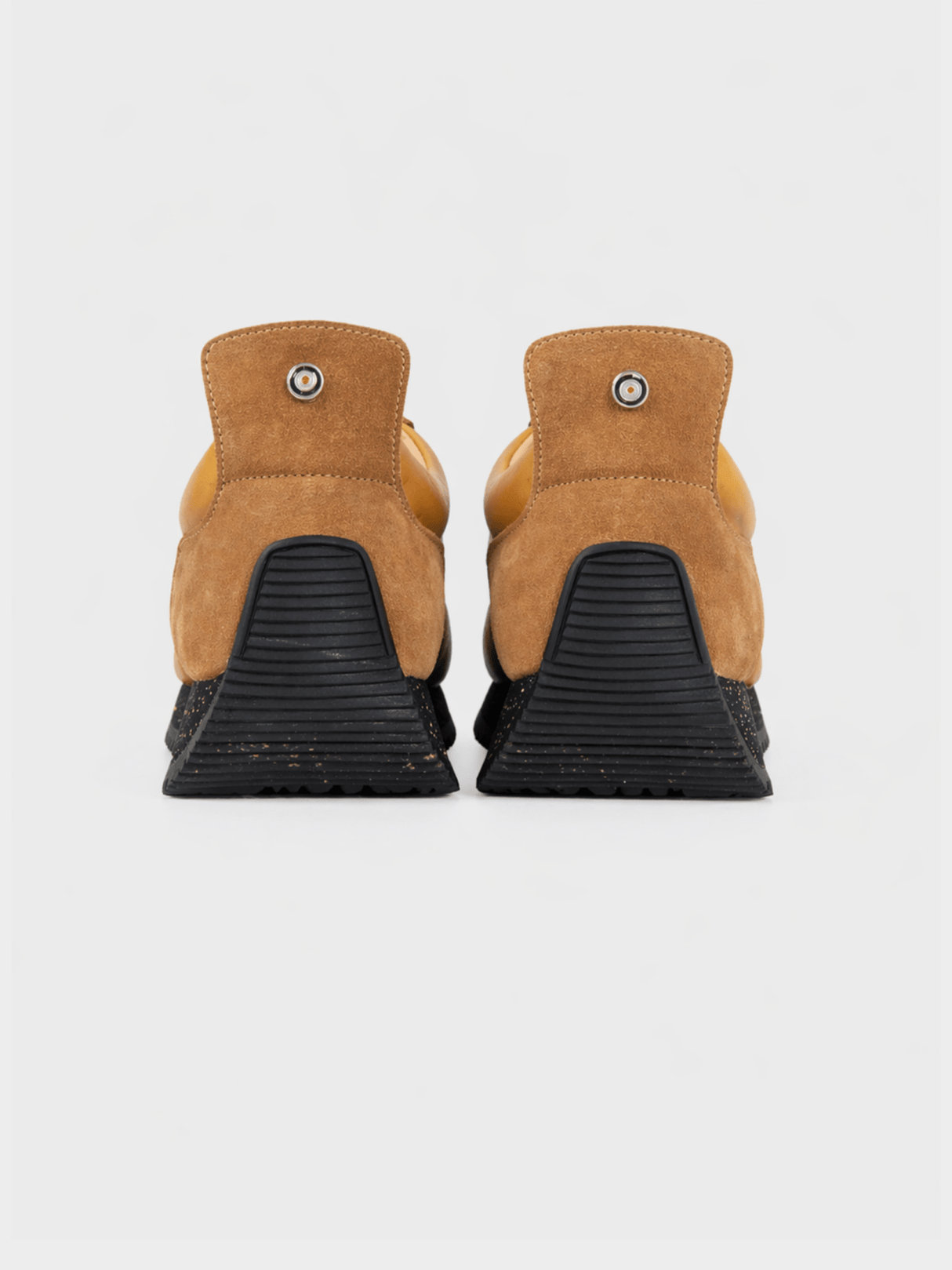 HENRY LEATHER SUEDE LACE UP - Mustard