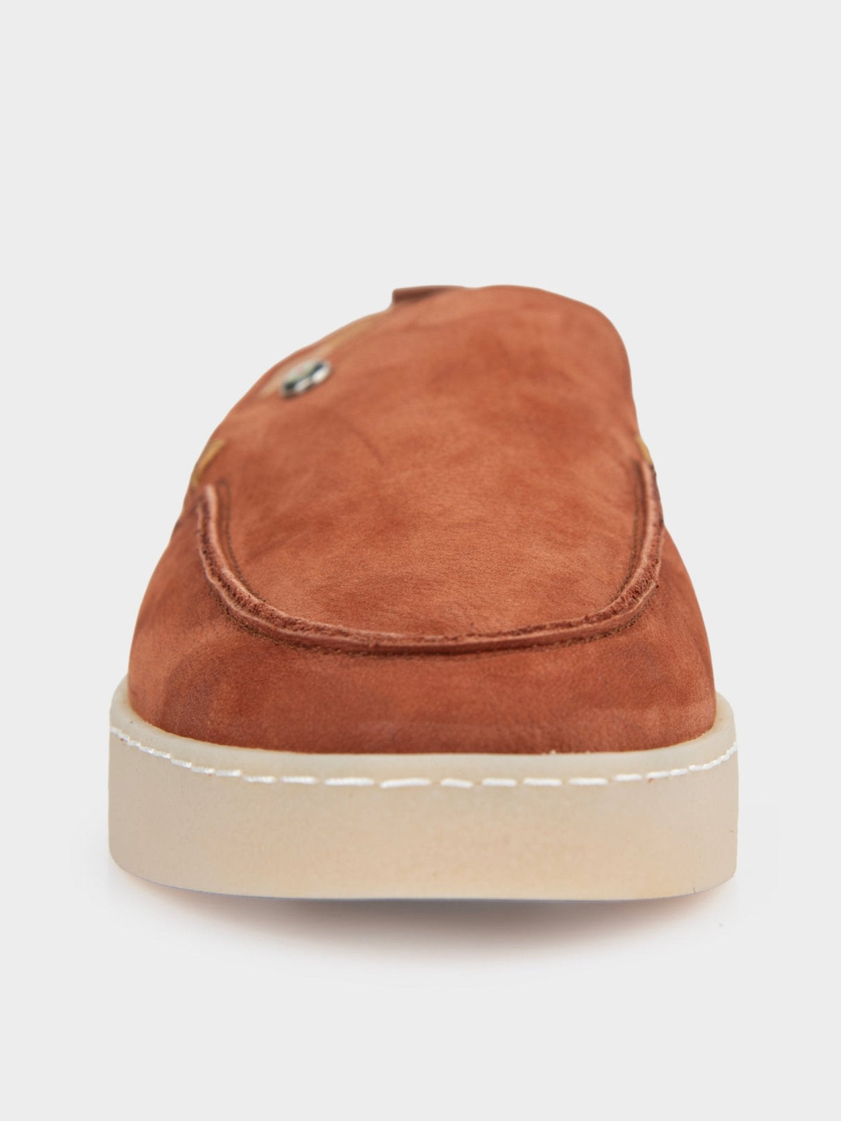 WILLIAM LEATHER SLIP ON - Rust