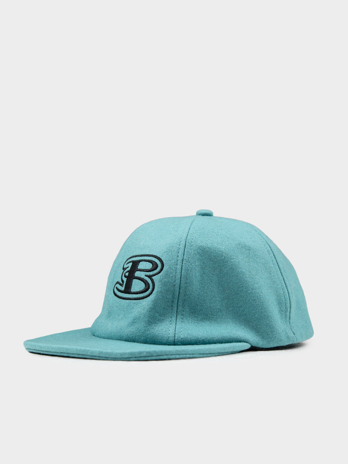 Preppy Wool Blend Cap - Aqua Teal