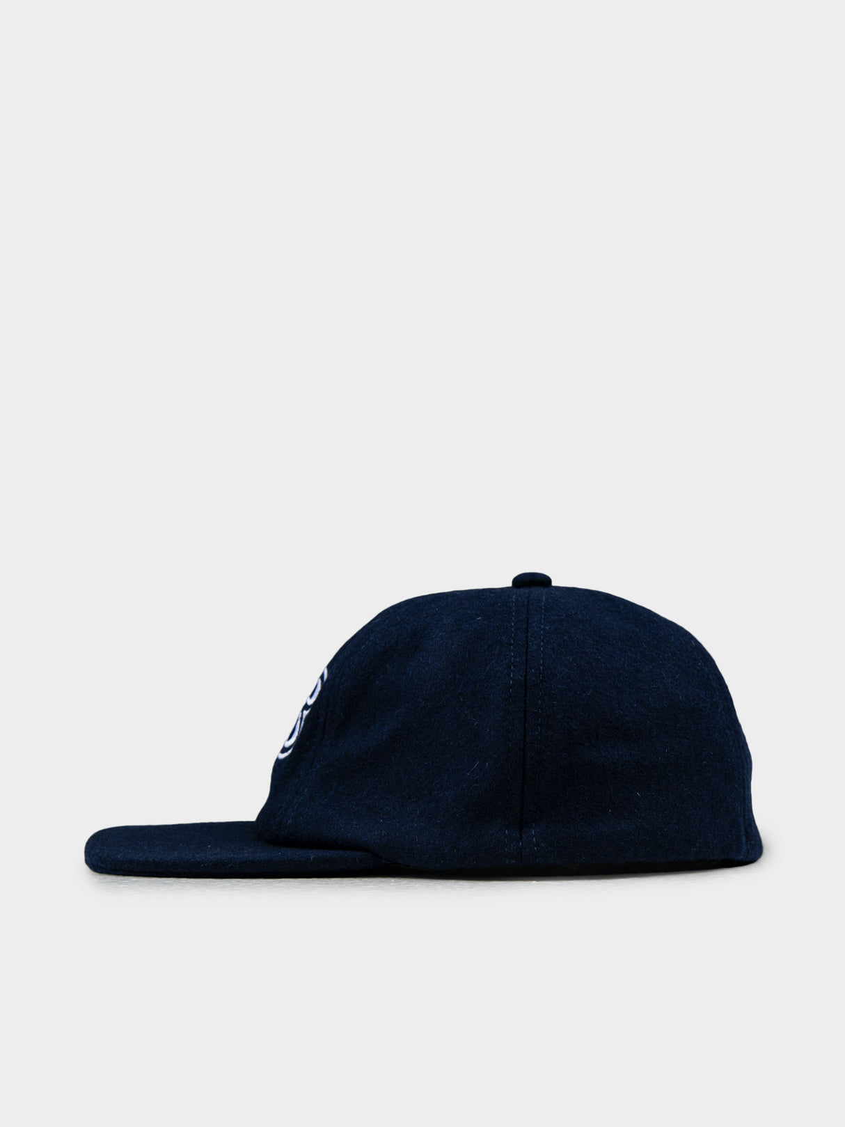 Preppy Wool Blend Cap - Navy