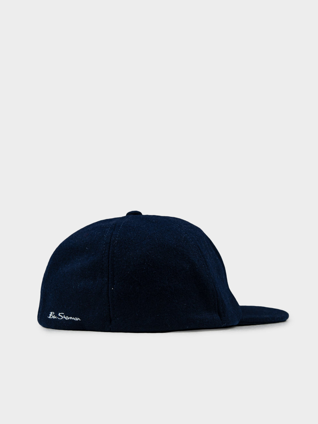 Preppy Wool Blend Cap - Navy