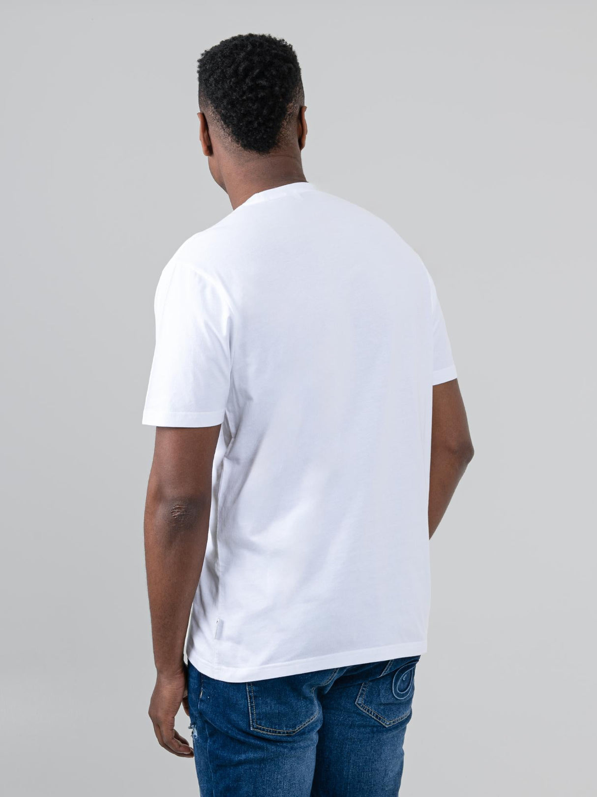 Brand Scooter Tee - White