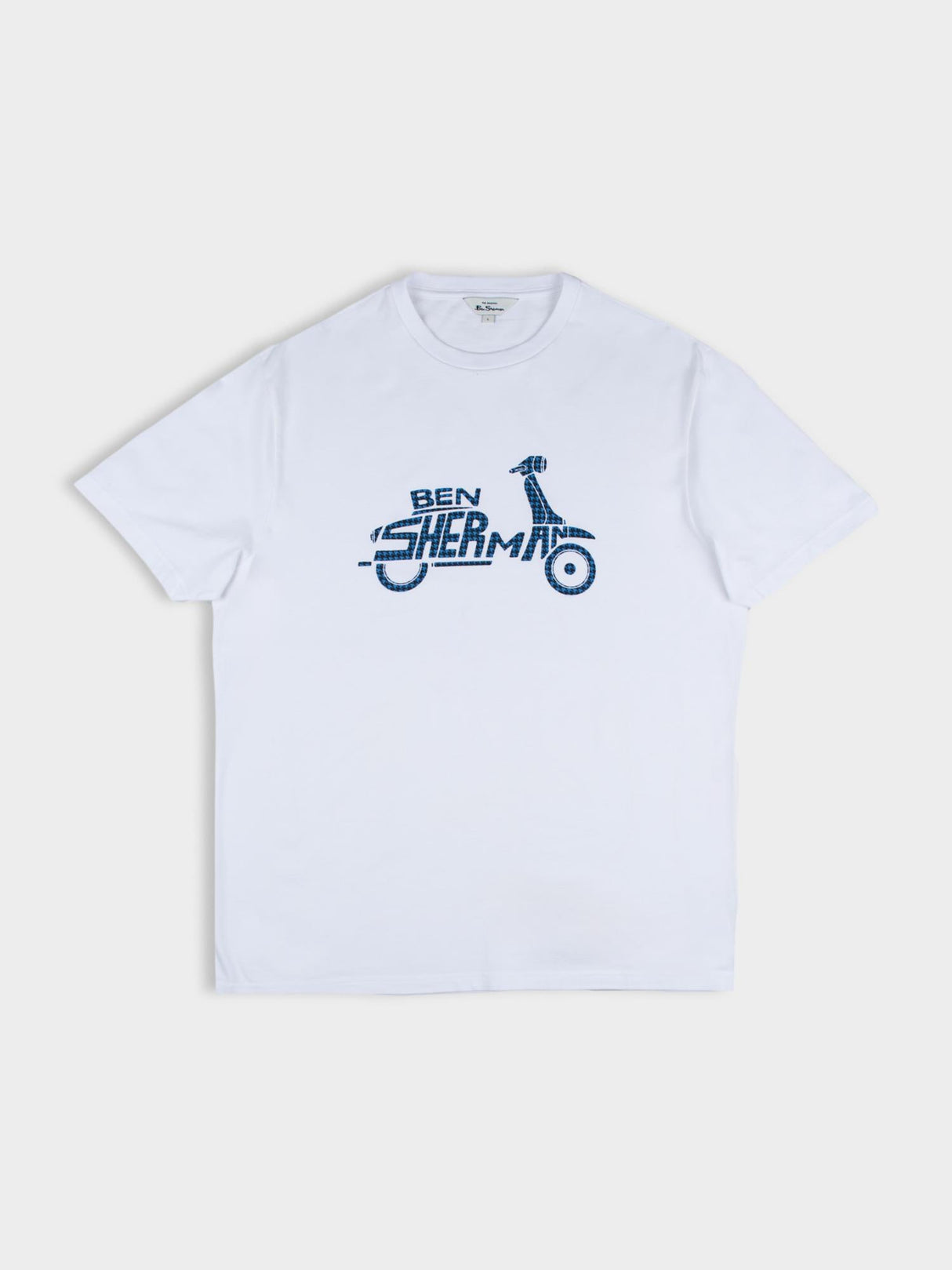 Brand Scooter Tee - White