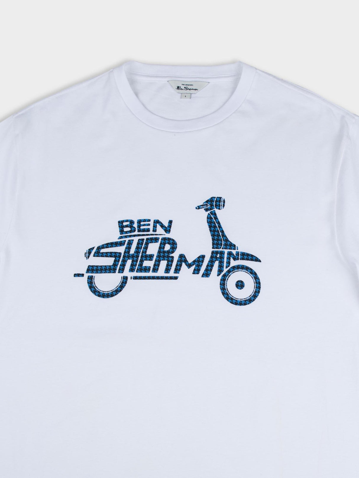 Brand Scooter Tee - White