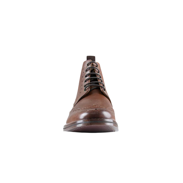 Brogue Boot - Tan