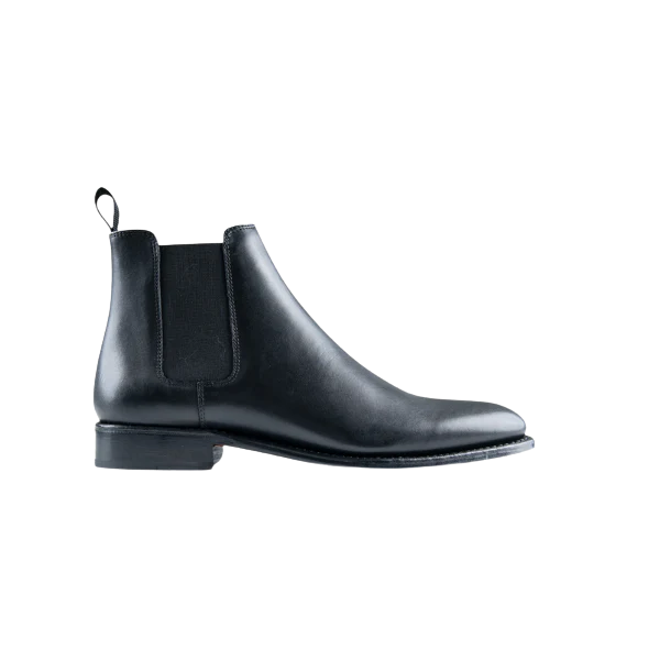Charles Leather Boot - Black