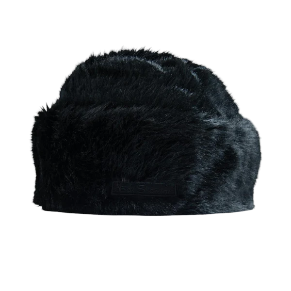 Cossack Faux Fur Hat - Black