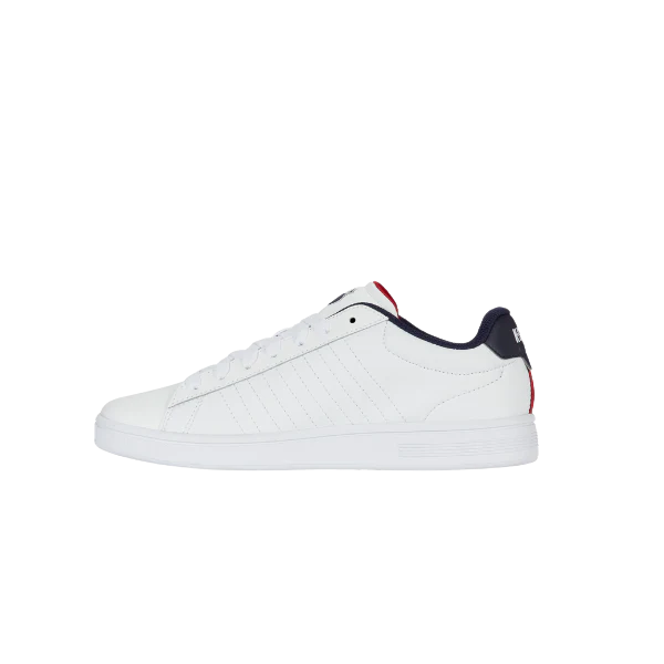Court Shield II - White / Peacoat / Samba Red