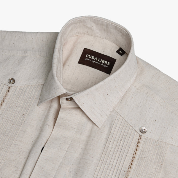 Cuba Libre Julio Short Sleeve Shirt - Light Natural