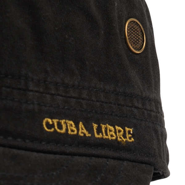 Cuba Military Cap - Black