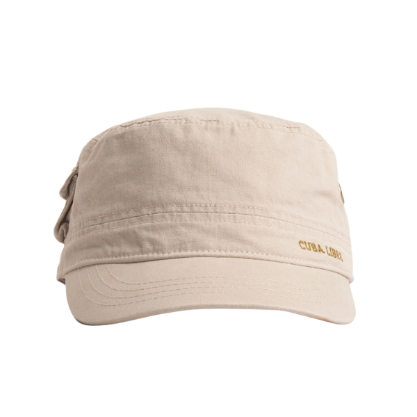 Cuba Military Cap - Stone