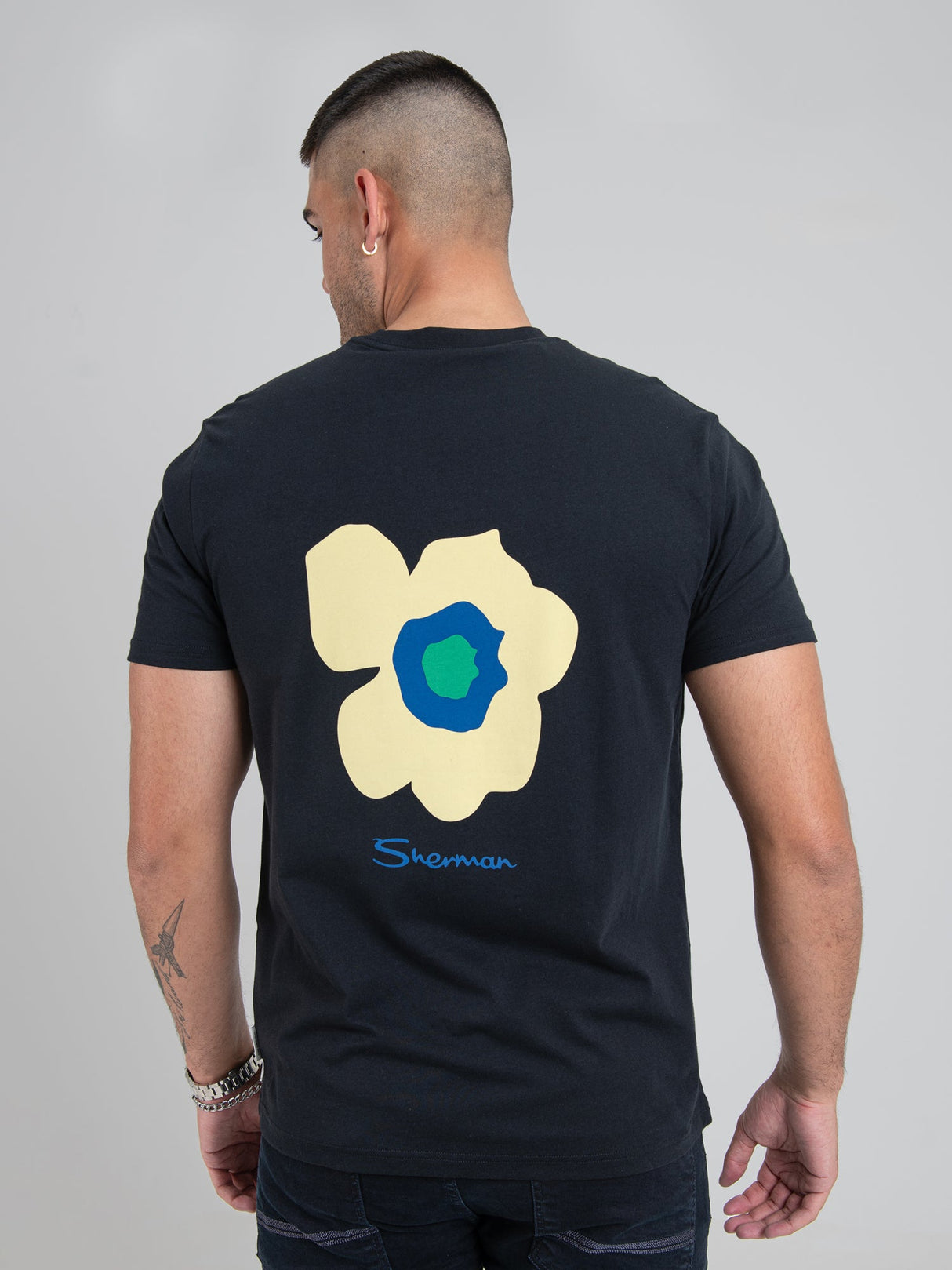 Deconstructed Target Tee - Black