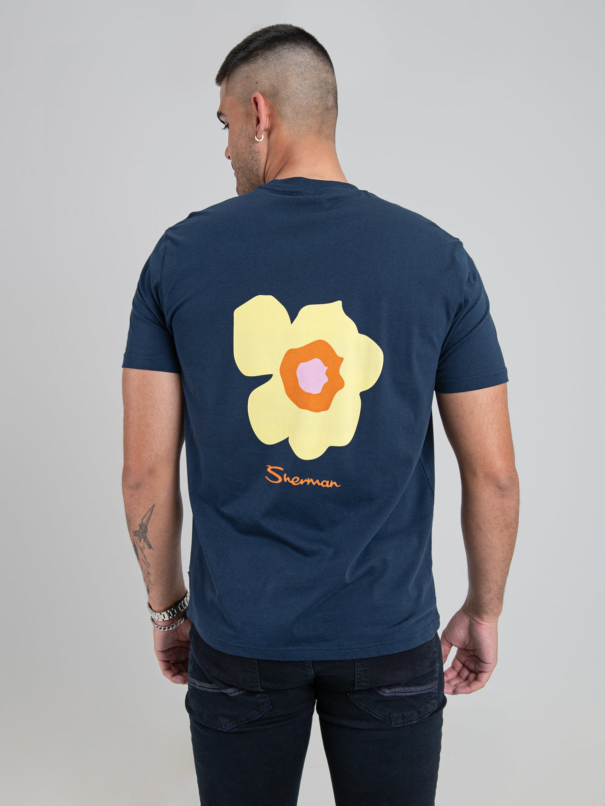 Deconstructed Target Tee - Navy