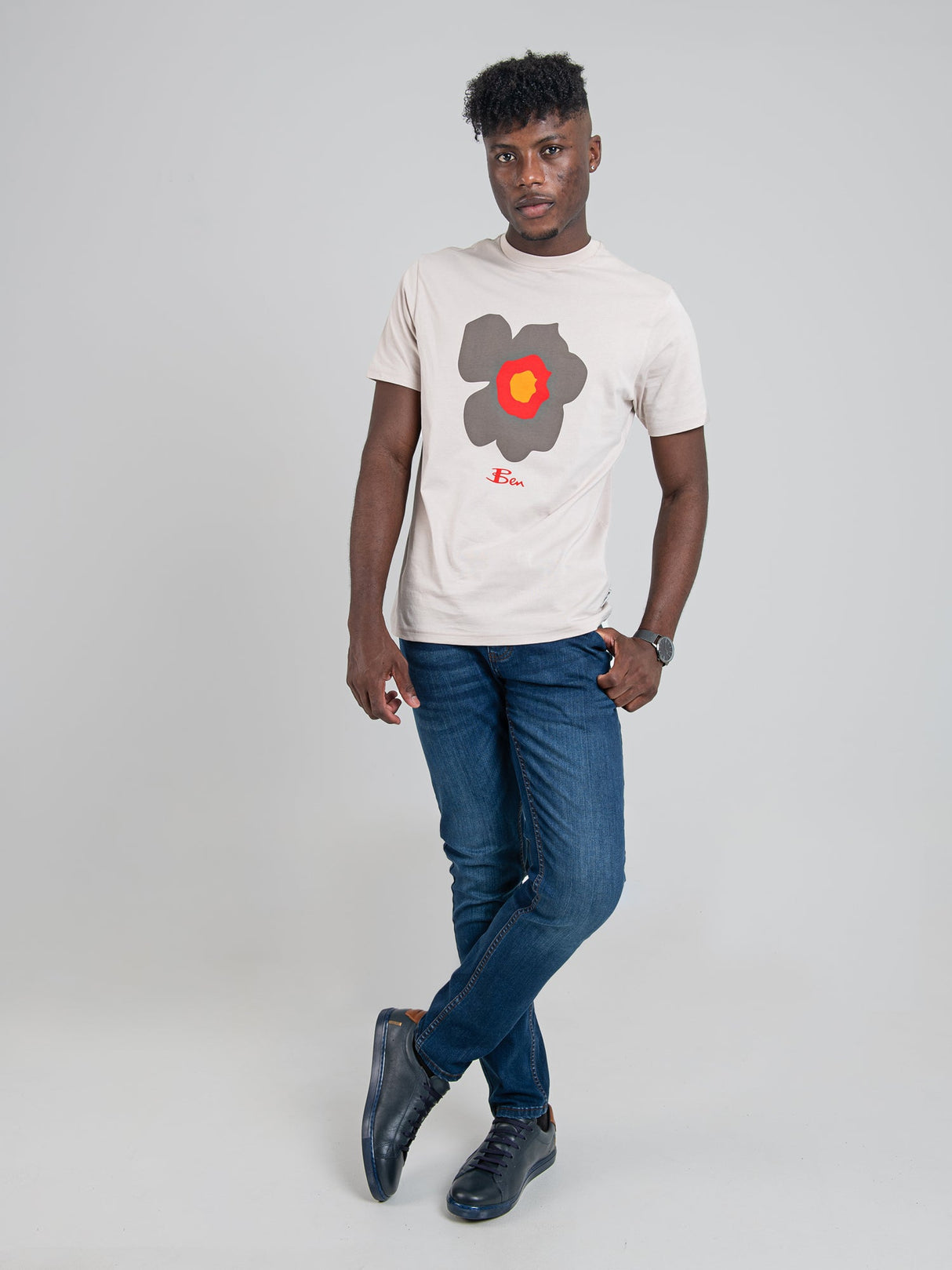 Deconstructed Target Tee - Plaster