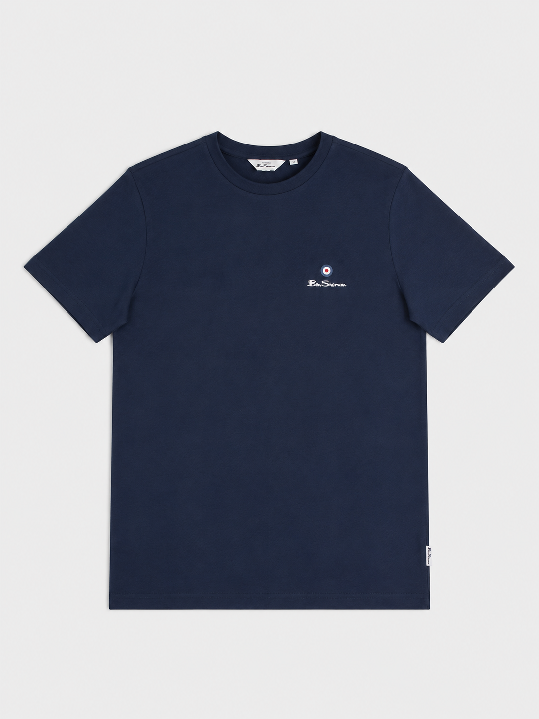 ESSENTIAL TAR PRNT CREW TEE SHIRT NAVY
