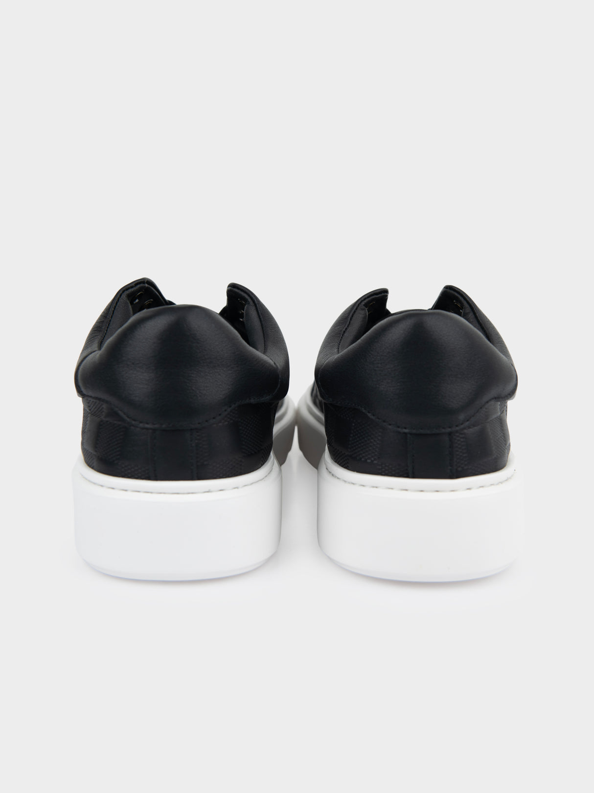 LOUIS LEATHER SNEAKER - BLACK