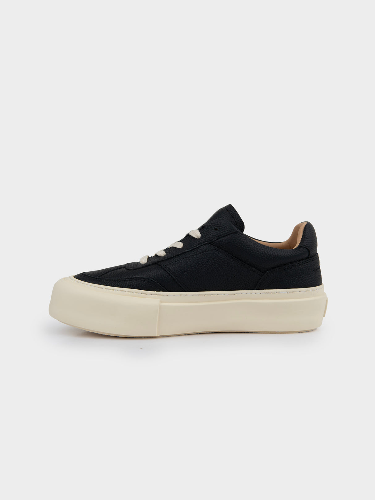 Partisan Dino Leather Sneakers - Black