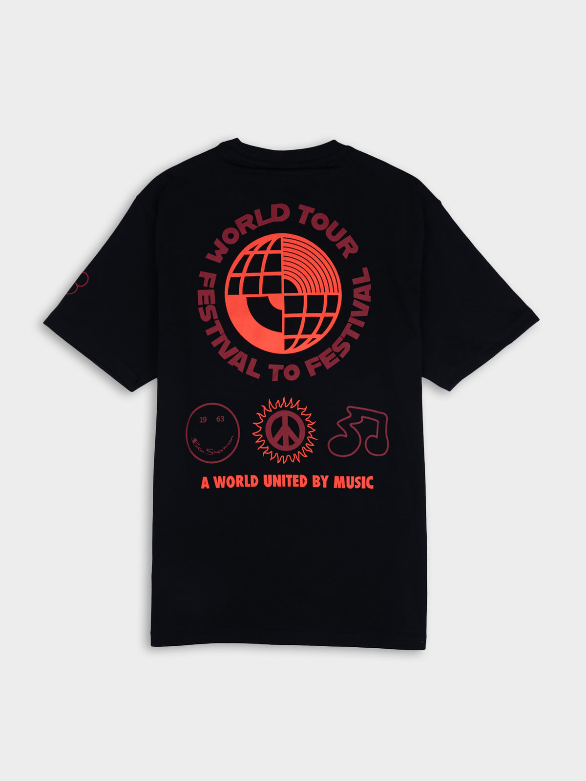 FESTIVAL TEE SHIRT - BLACK