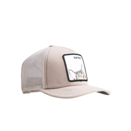 Side view of Kids Goorin Bros What’s That Mesh Cap Trucker Khaki