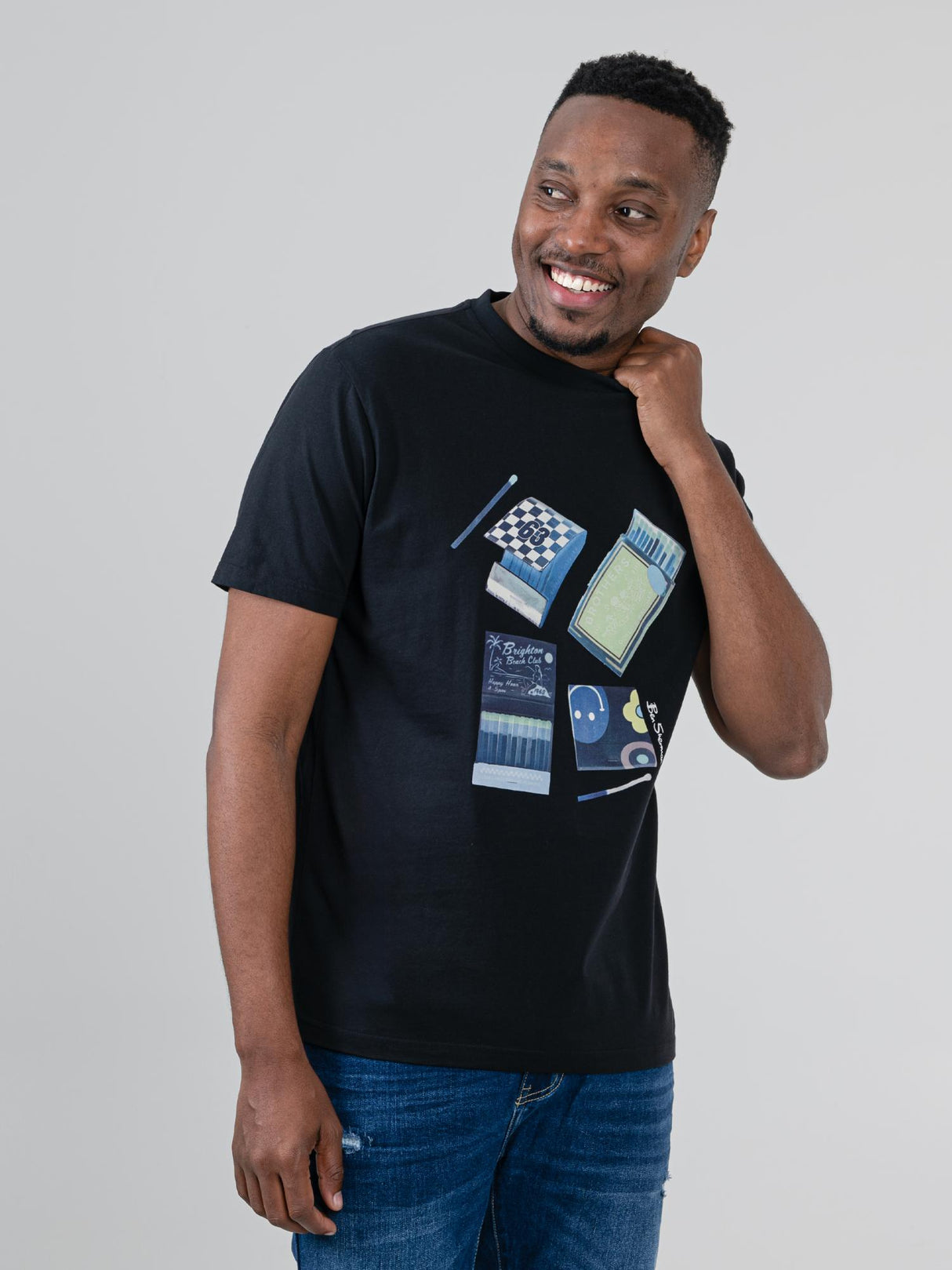 Match Box Tee - Black