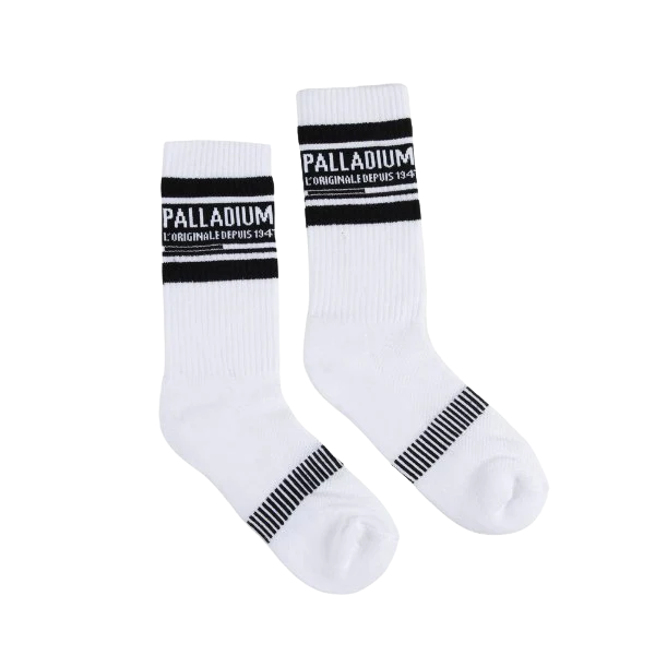 PALLADIUM STRIPE SOCKS- White