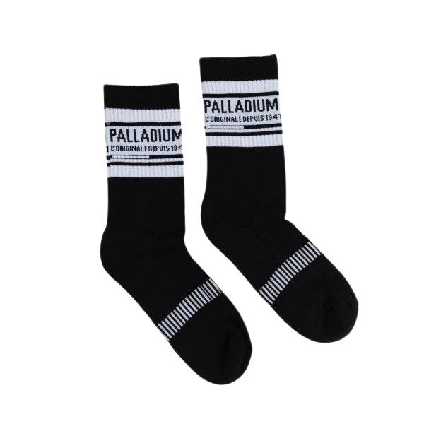 PALLADIUM STRIPE SOCKS - BLACK