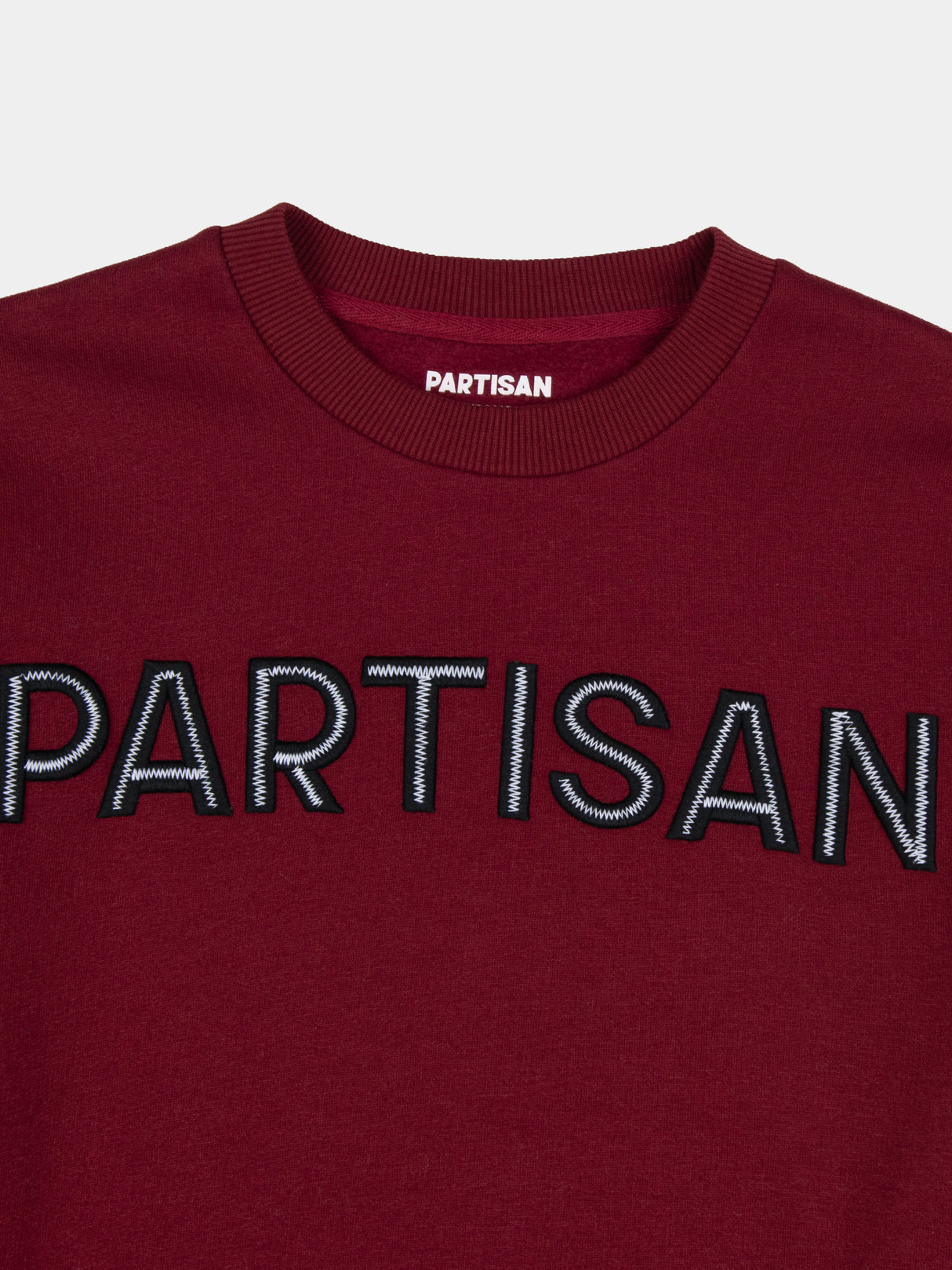 Emboss EMB Crew Sweat - Burgundy