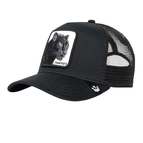 Panther Trucker Cap - Black