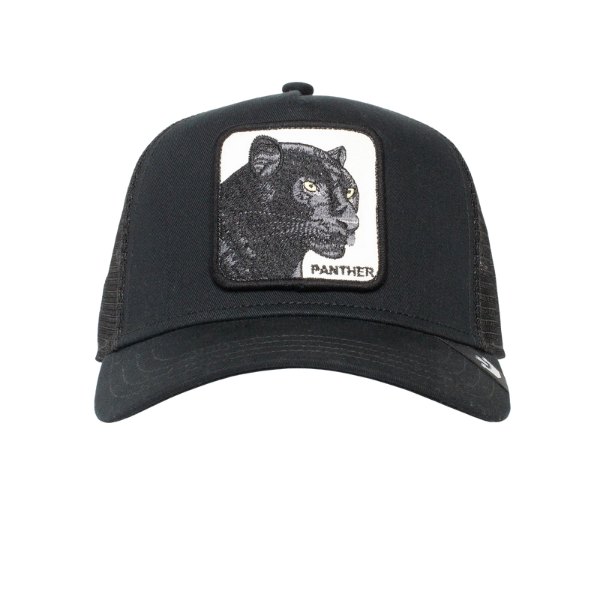 Panther Trucker Cap - Black