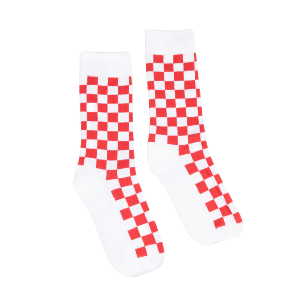 Partisan Socks - Red White Check