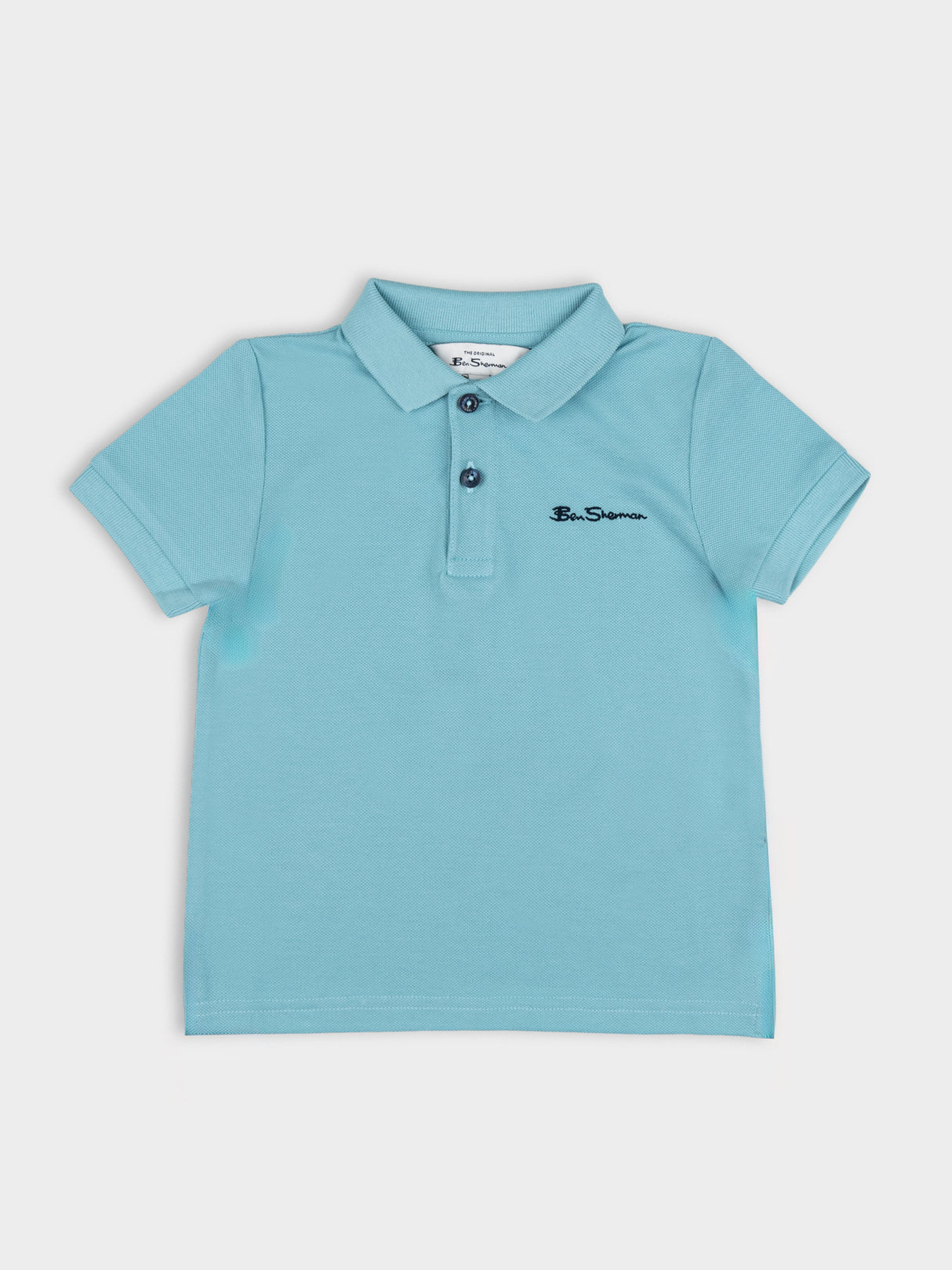 BOYS BEN POLO S/S RETRO BLUE