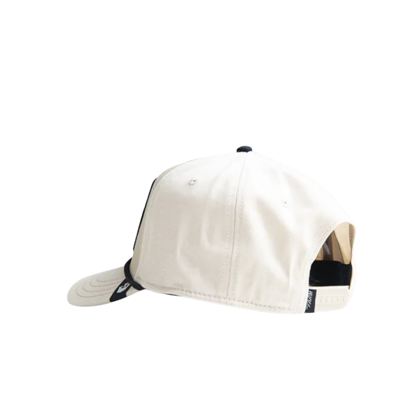 Back view of Goorin Bros Rooster 100 Khaki Trucker Cap
