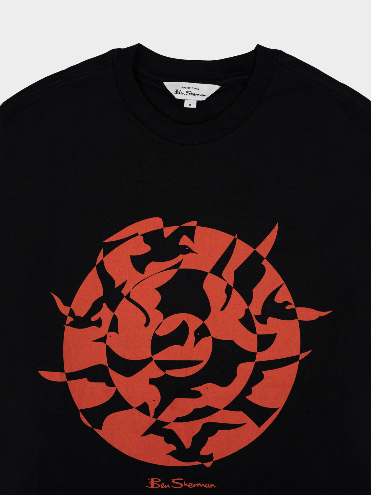 SEAGULL TARGET TEE SHIRT-BLACK